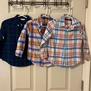 Janie and Jack Plaid 2T Bundle